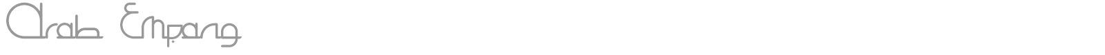 Arab Empang font preview